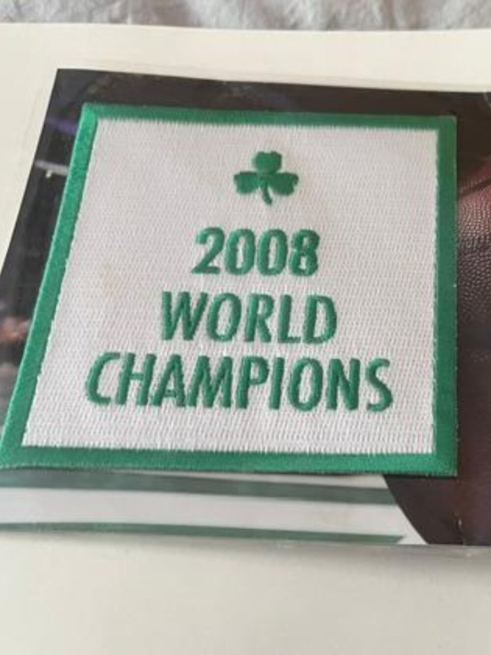 Official New Championship emblems,Boston Celtic'a (08).Red Sox (13)